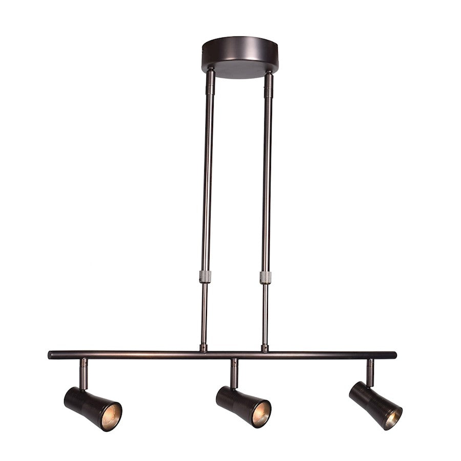 Access Lighting Sleek 3 Light Semi-Flush