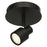 Access Lighting Lincoln 1 Light LED Flush Mount, Black/Black