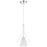 Access Lighting Ray Pendant, Chrome/Clear, Frosted White - 63088-CH-CFR