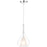 Access Lighting Ray Pendant, Chrome/Clear, Frosted White