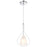 Access Lighting Ray Pendant, Chrome/Clear, Frosted White