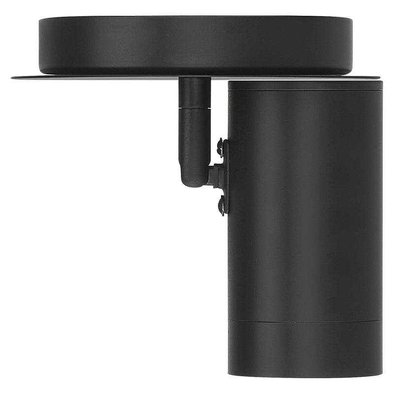 Access Prado 1Lt Adjustable LED Flush Mt, Matte Black/Matte Black