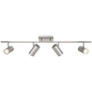 Access Prado 4Lt Adjustable LED Track, Steel/Steel