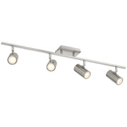 Access Prado 4Lt Adjustable LED Track, Steel/Steel