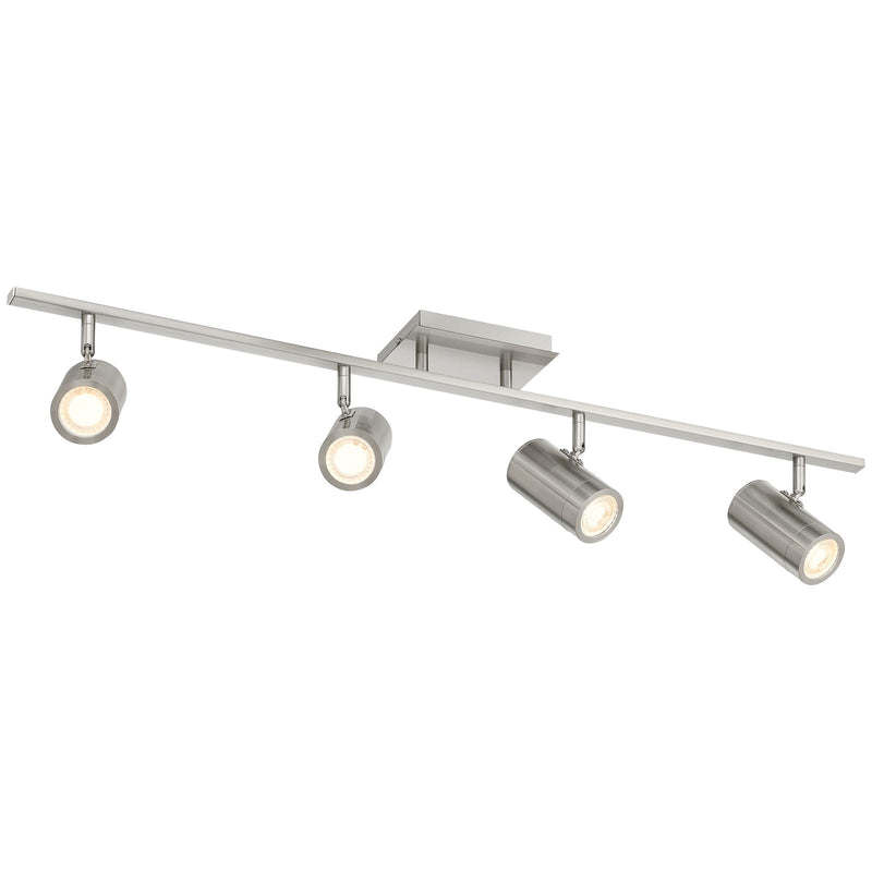 Access Prado 4Lt Adjustable LED Track, Steel/Steel