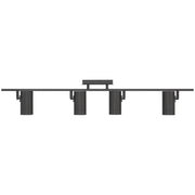 Access Prado 4Lt Adjustable LED Track, Matte Black/Matte Black