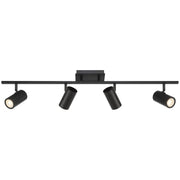 Access Prado 4Lt Adjustable LED Track, Matte Black/Matte Black