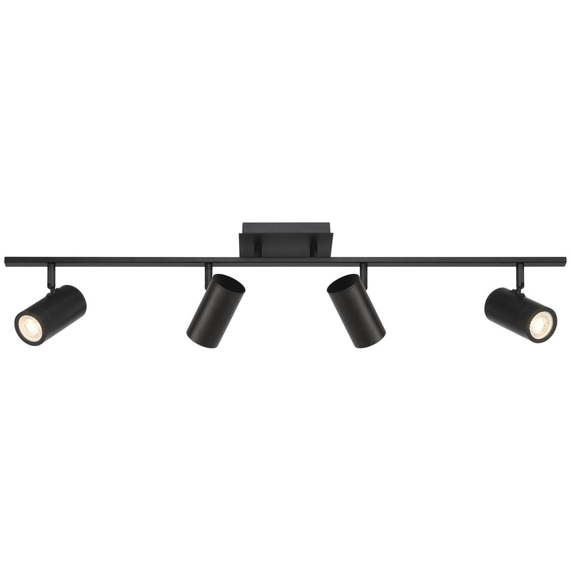 Access Prado 4Lt Adjustable LED Track, Matte Black/Matte Black