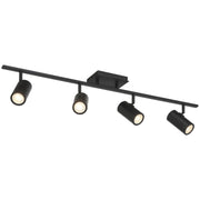 Access Prado 4Lt Adjustable LED Track, Matte Black/Matte Black