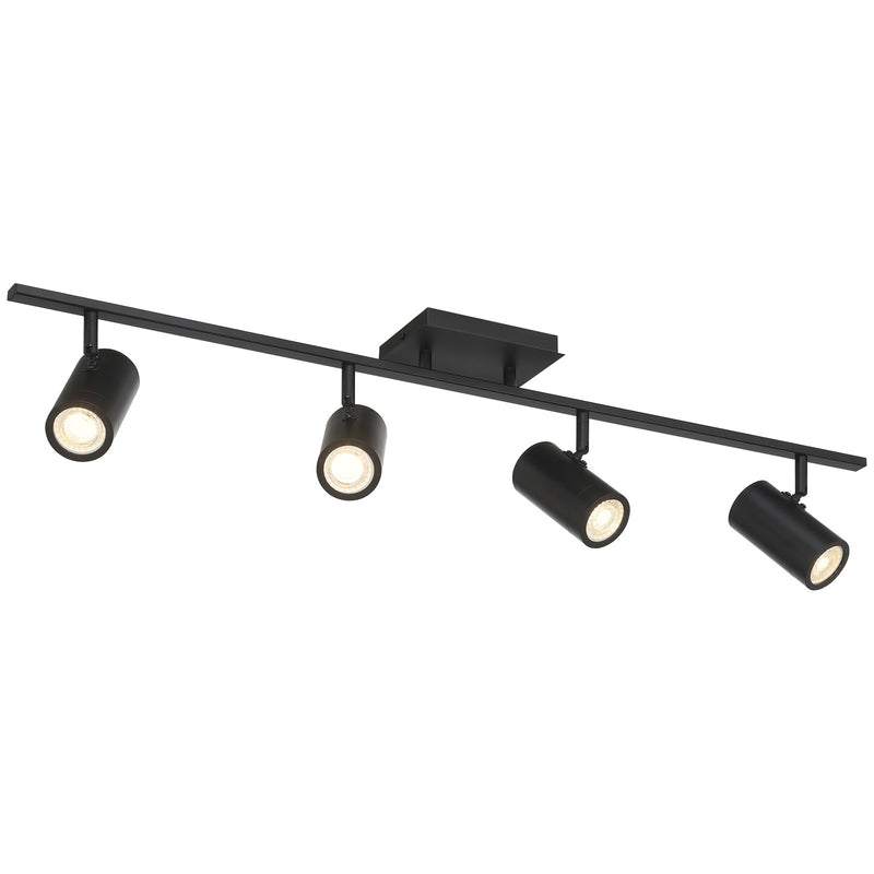 Access Prado 4Lt Adjustable LED Track, Matte Black/Matte Black
