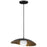 Access Lighting Yates 1 Lt LED Pendant, Black/Brass/Opal - 63134LEDDLP-BWA-OPL