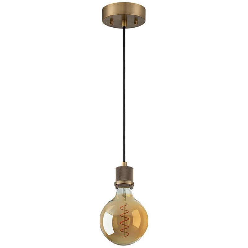 Access Lighting Port Nine Bare G40 1 LT LED Pendant, Brass