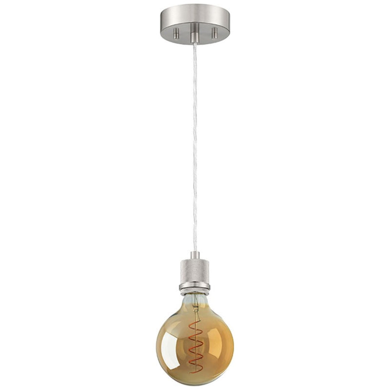 Access Lighting Port Nine Bare G40 1 LT LED Pendant, Steel