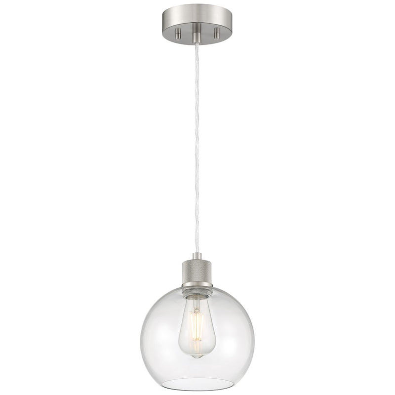 Access Lighting Port Nine 1 Light Burgundy RLED Pendant, Steel