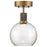 Access Lighting Port Nine Burgundy LED Semi-Flush Mount