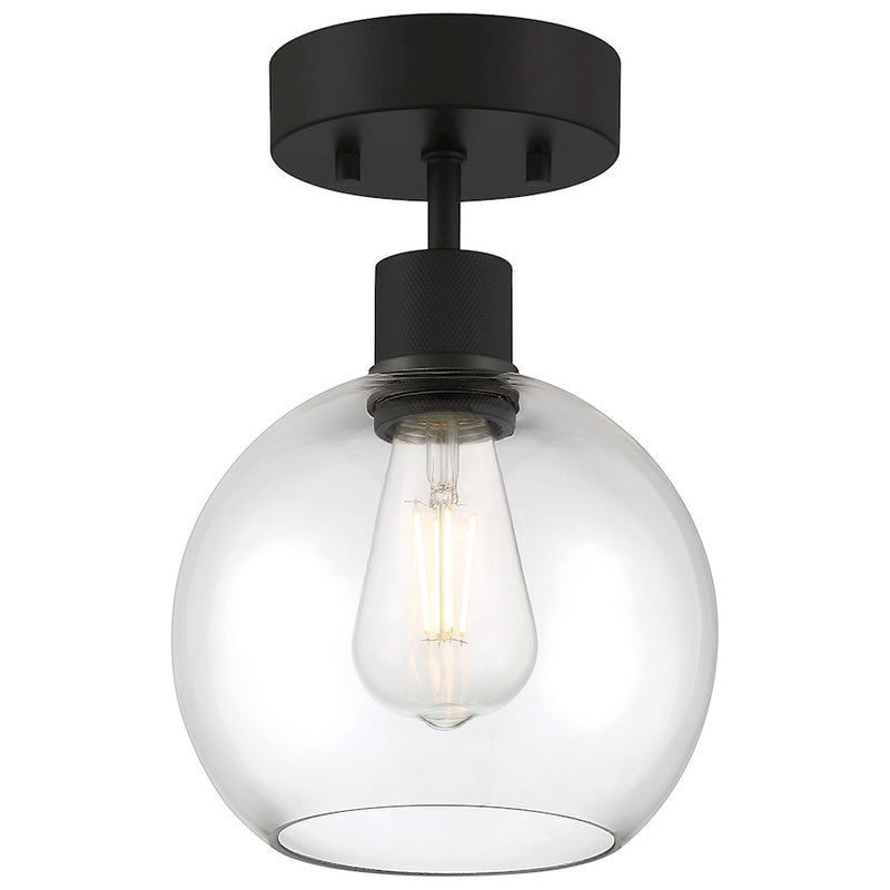 Access Lighting Port Nine Burgundy RLED Semi-Flush Mount