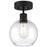 Access Lighting Port Nine Burgundy RLED Semi-Flush Mount