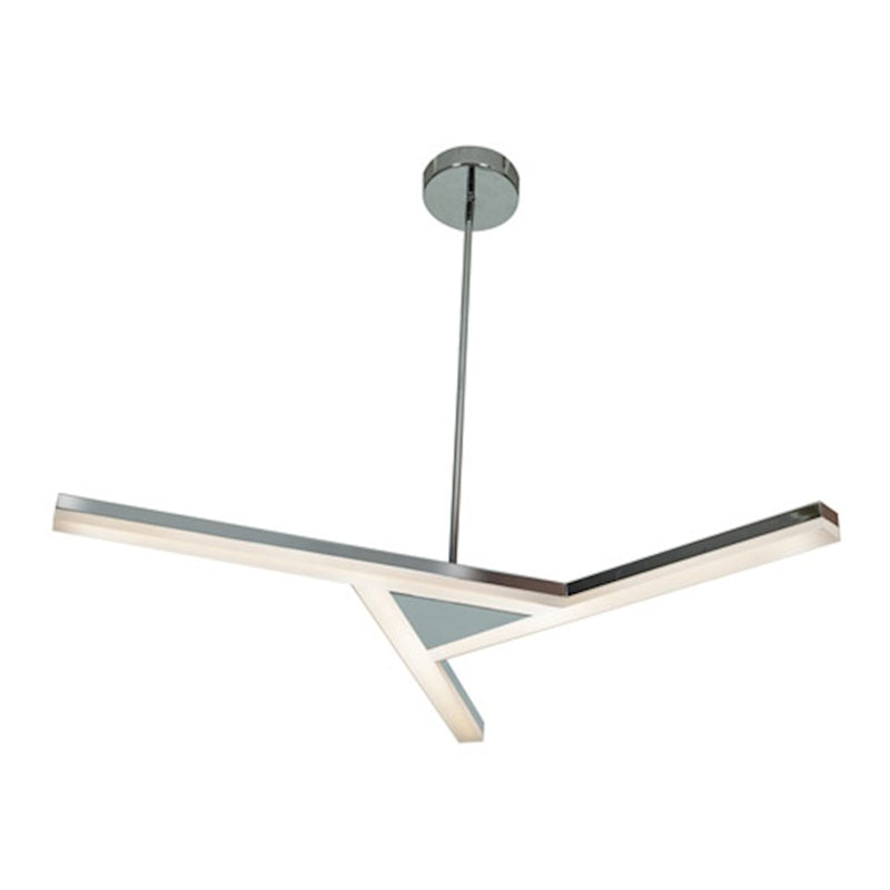 Access Lighting Aviator 3 Light Pendant, Chrome