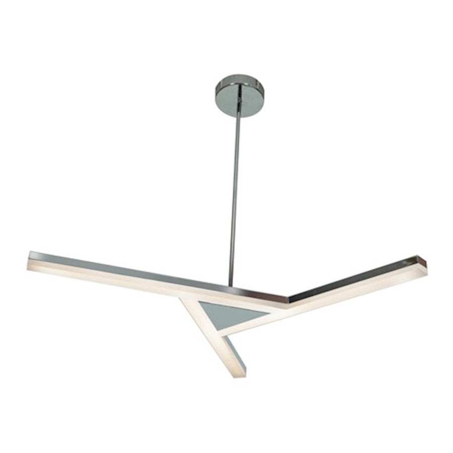 Access Lighting Aviator 3 Light Pendant, Chrome