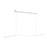 Access Lighting Ripple 1 Light Pendant, White