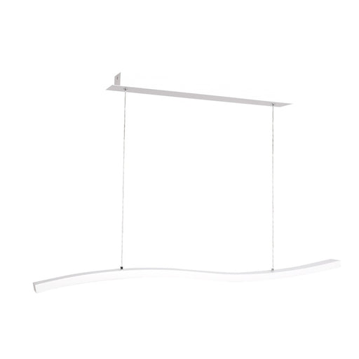 Access Lighting Ripple 1 Light Pendant, White