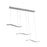 Access Lighting Ripple 3 Light Pendant, White