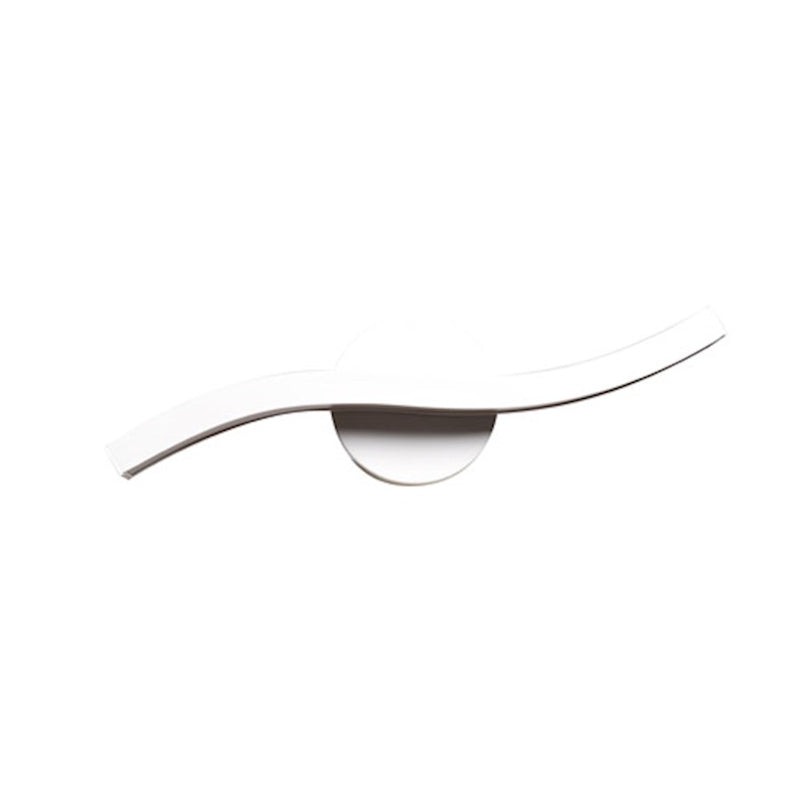 Access Lighting Ripple 1 Light Wall Sconce, White