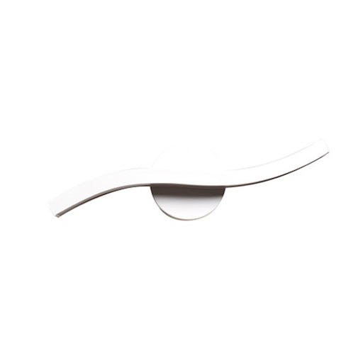 Access Lighting Ripple 1 Light Wall Sconce, White