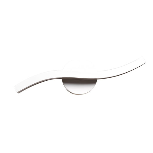 Access Lighting Ripple 1 Light Wall Sconce, White