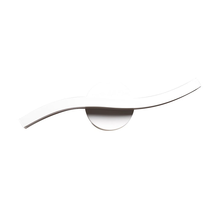 Access Lighting Ripple 1 Light Wall Sconce, White
