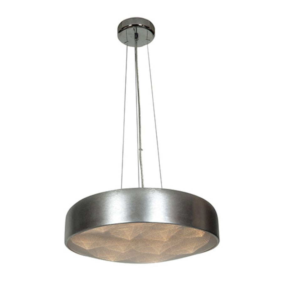 Access Lighting Meteor 12 Light Pendant, Brushed Silver