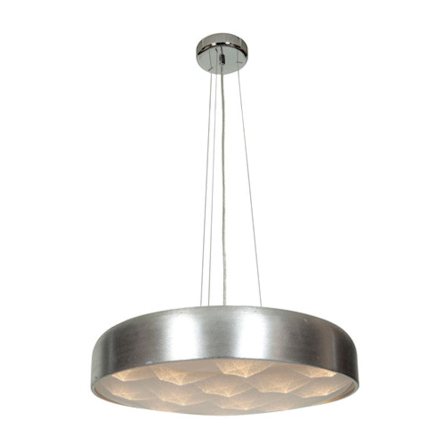 Access Lighting Meteor 16 Light Pendant, Brushed Silver