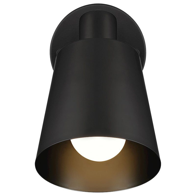 Access Lighting Dalton 1 Light Adjustable Sconce, Black/Brass