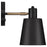 Access Lighting Dalton 1 Light Adjustable Sconce, Black/Brass