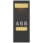 Access Marka LED Address Light/Braille, Black/Acrylic Lens