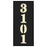 Access Lighting Numero Indoor LED Address Light/Sconce