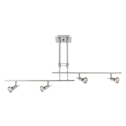 Access Lighting Moreno 4 Light LED Semi-Flush, Chrome/Silver