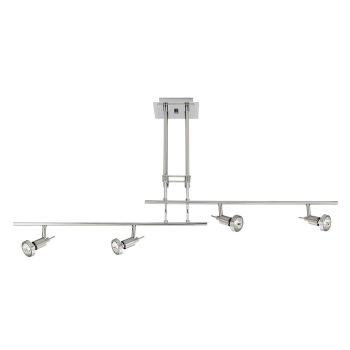 Access Lighting Moreno 4 Light LED Semi-Flush, Chrome/Silver