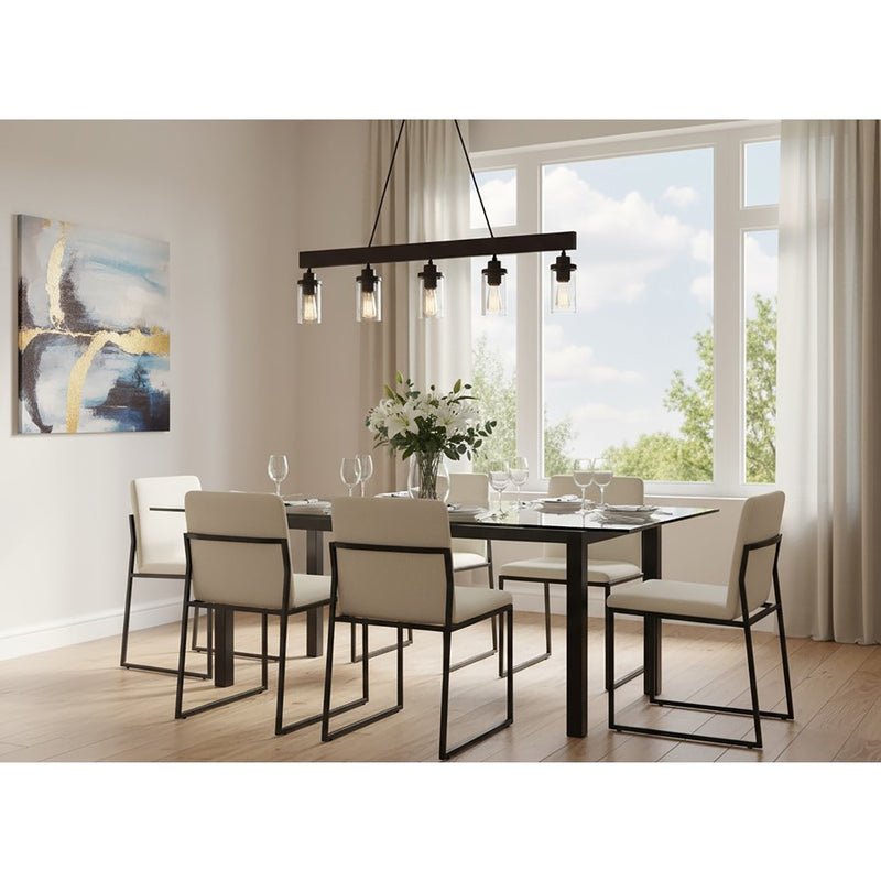 Artcraft Menlo Park 5 Light 9" Island Light, Oil Rubbed Bronze