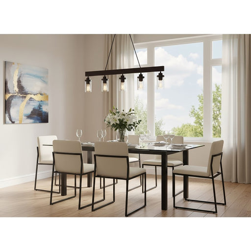 Artcraft Menlo Park 5 Light 9" Island Light, Oil Rubbed Bronze