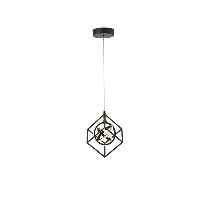 Artcraft Tulip Integrated LED Pendant, Matte Black