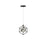 Artcraft Tulip Integrated LED Pendant, Matte Black