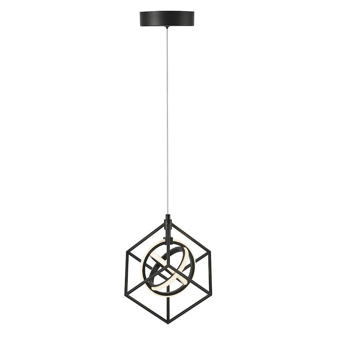 Artcraft Tulip Integrated LED Pendant, Matte Black