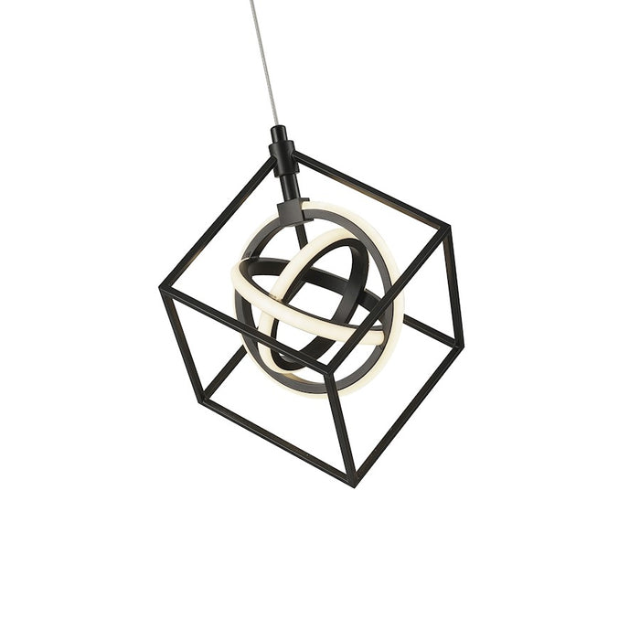 Artcraft Tulip Integrated LED Pendant, Matte Black