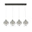 Artcraft Tulip Integrated LED 4 Light Island Light, Matte Black