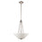 Artcraft Clayton 3 Light 21" Chandelier, Brushed Nickel