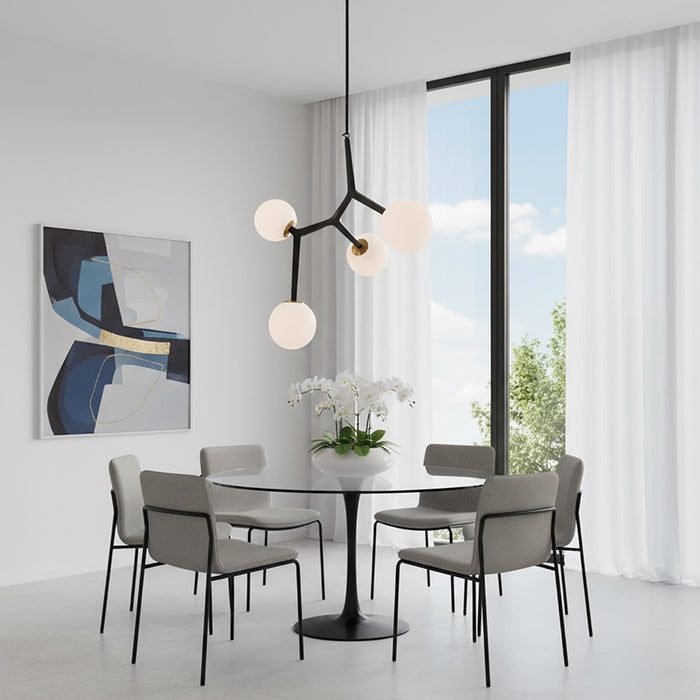 Artcraft Ravello Pendant, Black/Harvest Brass