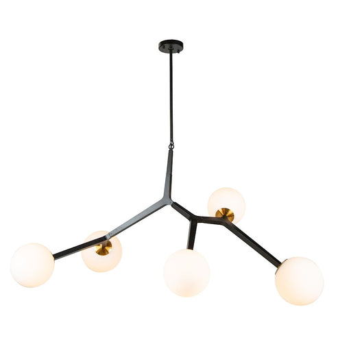 Artcraft Ravello Pendant, Black/Harvest Brass