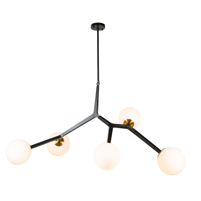 Artcraft Ravello Pendant, Black/Harvest Brass
