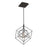 Artcraft Artistry 1 Light 11" Pendant, Matte Black/Harvest Brass